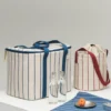 Outdoor Market flaskväska, Beige-red, medium
