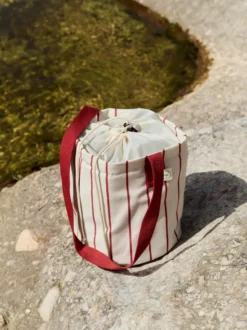 Outdoor Market flaskväska, Beige-red, medium