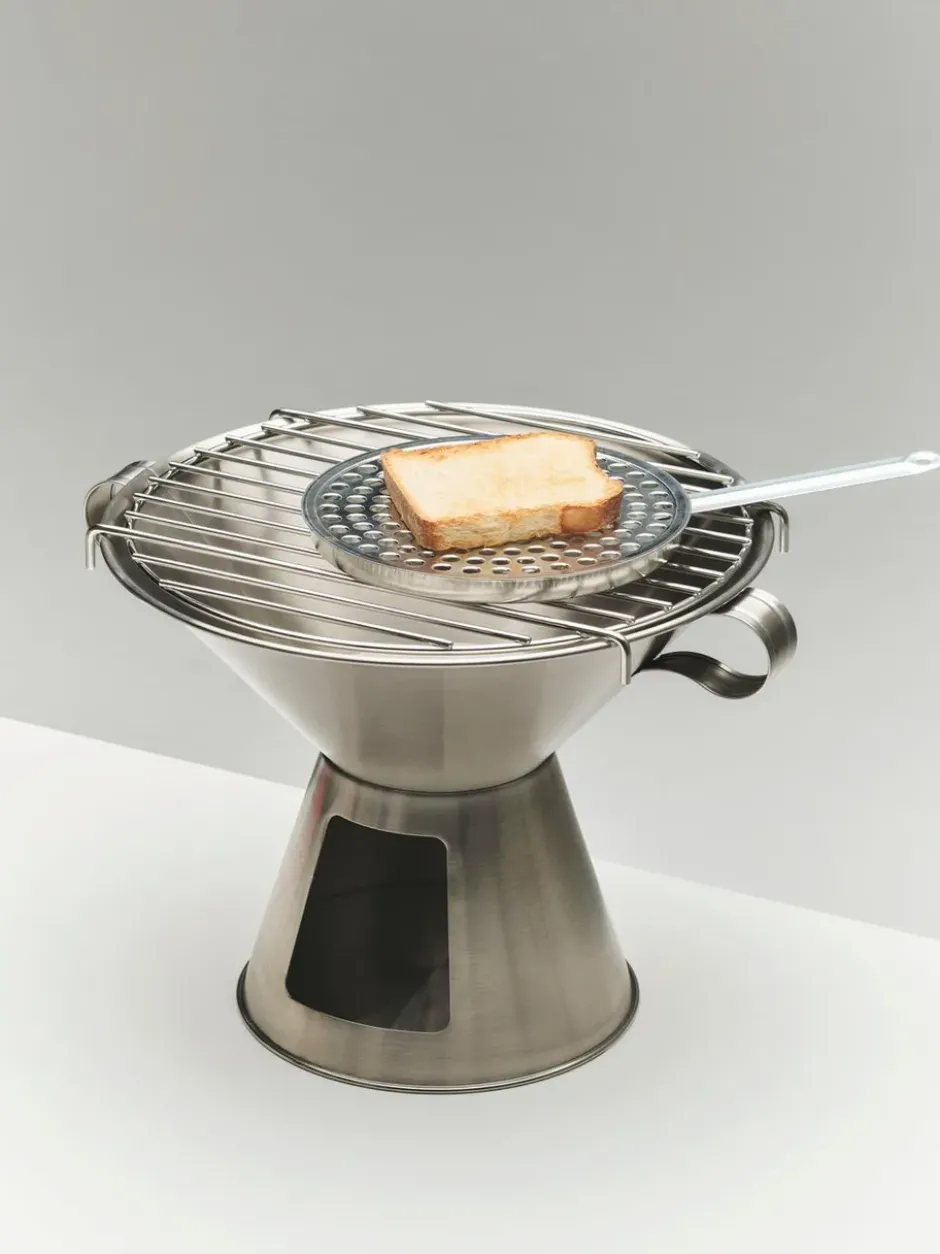 Outdoor Market grill, Rostfritt stål, Ø40 cm