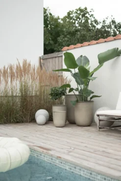 Out kruka 4 delar, Beige