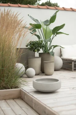 Out kruka 4 delar, Beige
