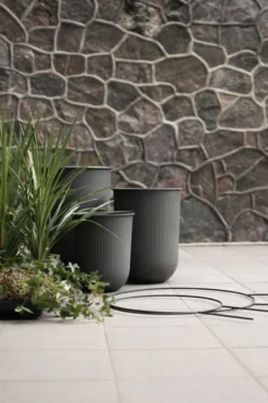 Out stripe kruka 3 delar, Black