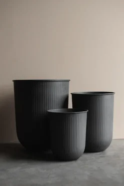 Out stripe kruka 3 delar, Black