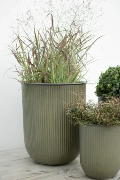 Out stripe kruka 3 delar, Green