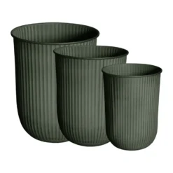 Out stripe kruka 3 delar, Green