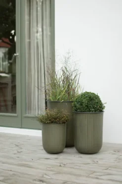 Out stripe kruka 3 delar, Green