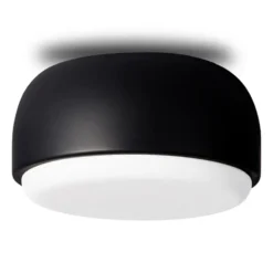 Over Me plafond Ø20 cm, Mattsvart
