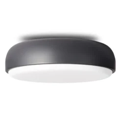 Over Me plafond Ø50 cm, Mörkgrå