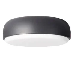 Over Me plafond Ø40 cm, Mörkgrå