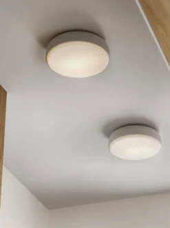 Over Me plafond Ø50 cm, Vit