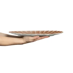 Oyster fat 30x35 cm, Cinnamon