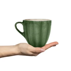 Oyster mugg 60 cl, Forest green