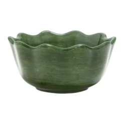Oyster skål Ø13 cm, Forest green