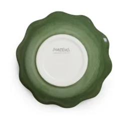Oyster skål Ø13 cm, Forest green