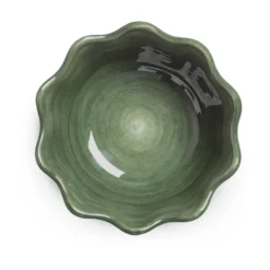 Oyster skål Ø13 cm, Forest green