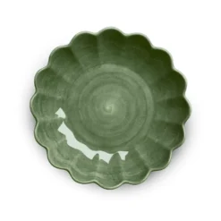 Oyster skål Ø31 cm, Forest green