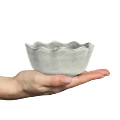 Oyster skål Ø13 cm, Grå