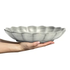 Oyster skål Ø31 cm, Grå