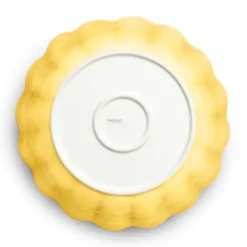 Oyster skål Ø31 cm, Gul