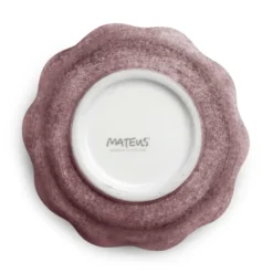 Oyster skål Ø13 cm, Plommon