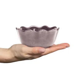 Oyster skål Ø13 cm, Plommon