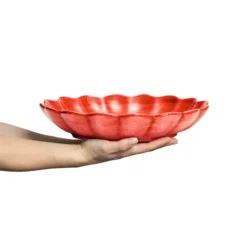 Oyster skål Ø31 cm, Röd
