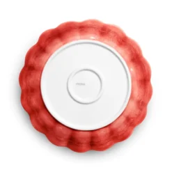 Oyster skål Ø31 cm, Röd