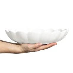Oyster skål Ø31 cm, Vit