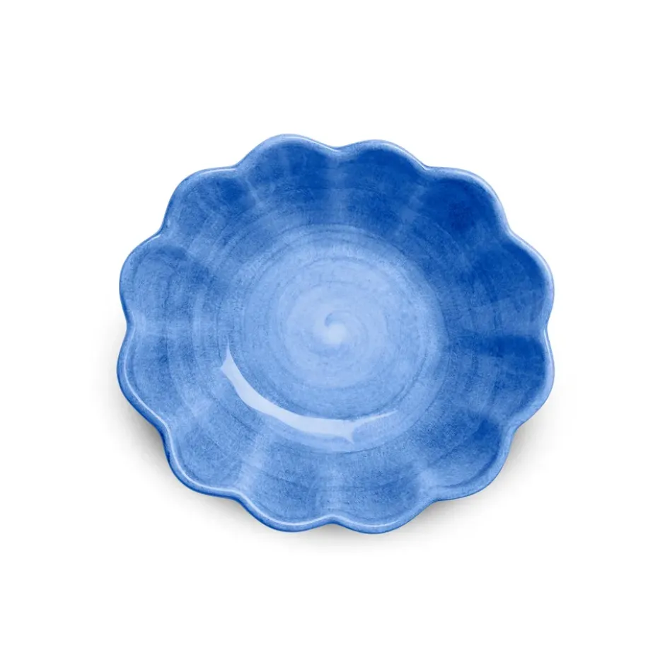 Oyster skål 16x18 cm, Ljusblå