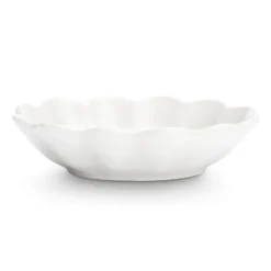 Oyster skål 16x18 cm, Vit