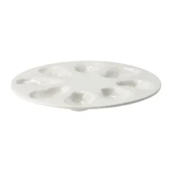 Oyster tallrik Ø27 cm, Vit