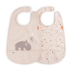 Ozzo haklapp med kardborre 2-pack, Powder