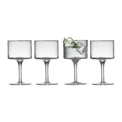 Palermo Gold gin & tonicglas 32 cl 4-pack, Klar-guld