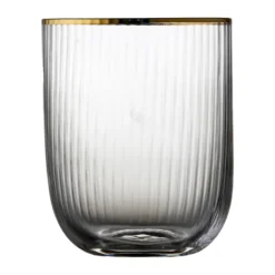 Palermo Gold tumblerglas 35 cl 4-pack, Klar-guld