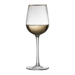 Palermo Gold vitvinsglas 30 cl 4-pack, Klar-guld