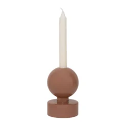Pallo B ljusstake 13 cm, Cameo brown