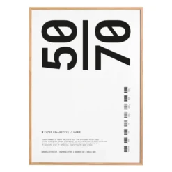 Paper Collective ram plexiglas-ek, 50x70 cm