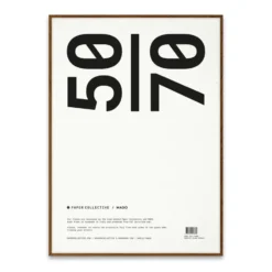 Paper Collective ram plexiglas-mörk ek, 50x70 cm