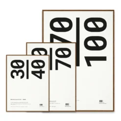 Paper Collective ram plexiglas-mörk ek, 50x70 cm