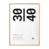 Paper Collective ram plexiglas-ask, 30x40 cm