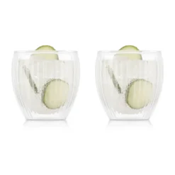 Pavina dubbelväggigt glas 20 cl 2-pack, Klar