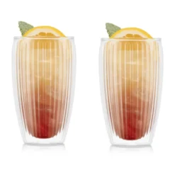 Pavina dubbelväggigt glas 45 cl 2-pack, Klar