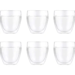 Pavina Outdoor dubbelväggigt plastglas 6-pack, 25 cl