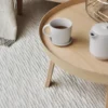 Pebble ullmatta vit, 80x240 cm