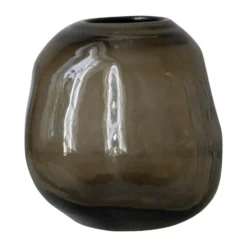 Pebble vas brun, Liten Ø20 cm