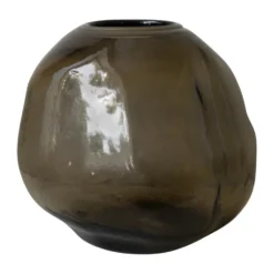 Pebble vas brun, Stor Ø28 cm
