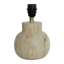 Pella bordslampfot, Travertine