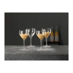 Perfect serve cocktailglas 15 cl 4-pack, Klar
