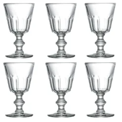 Perigord litet glas på fot 22 cl 6-pack, Transparent