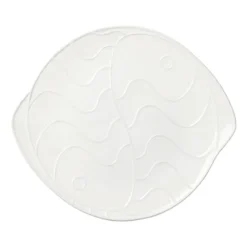 Pesce fat 30x34,6 cm, Transparent white